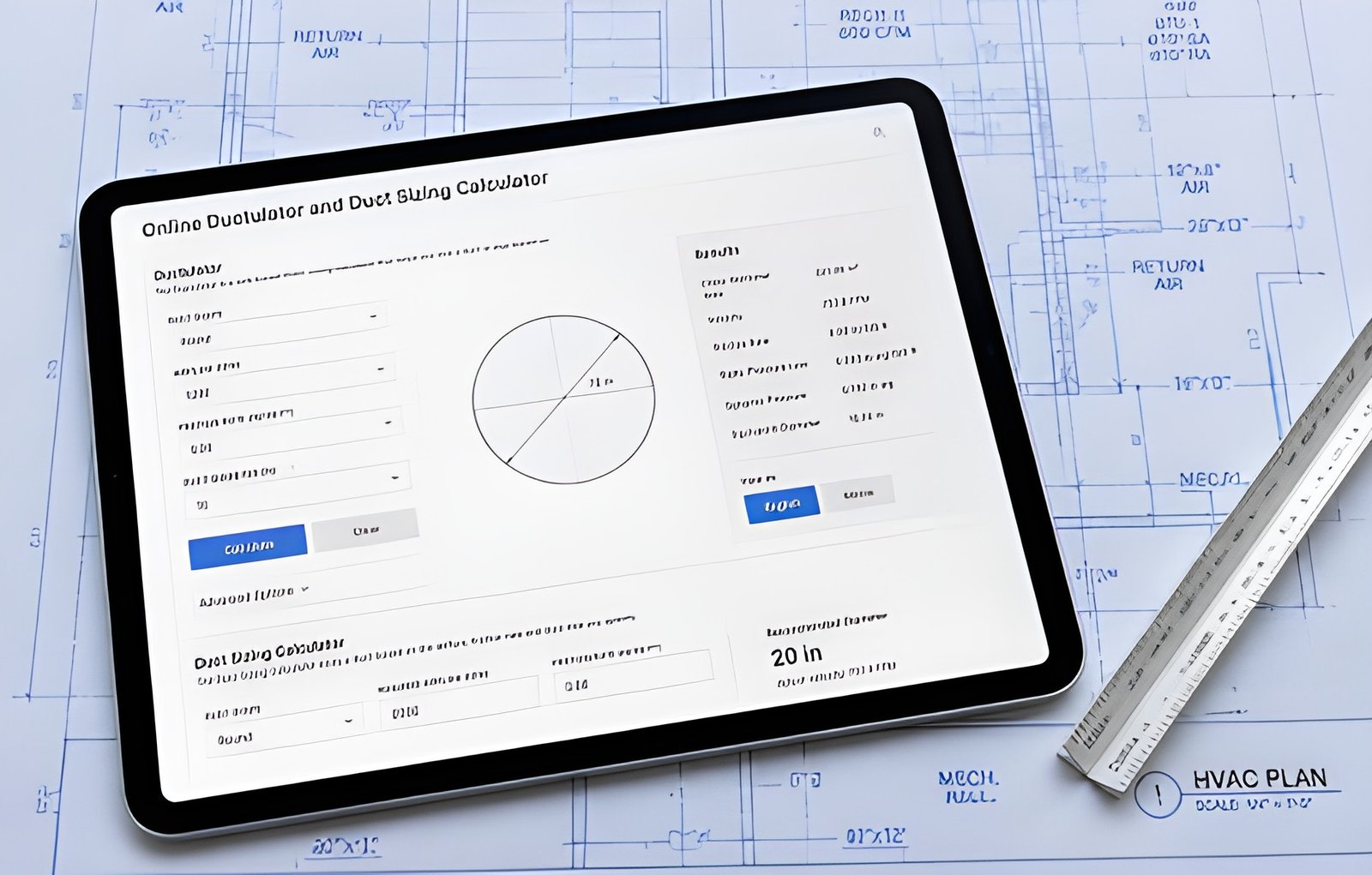 Online Ductulator & Duct Sizing Calculator